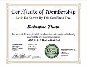 IAC2 certificate